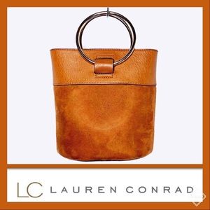 NWOT LC Lauren Conrad O-Ring Mini Bucket Crossbody